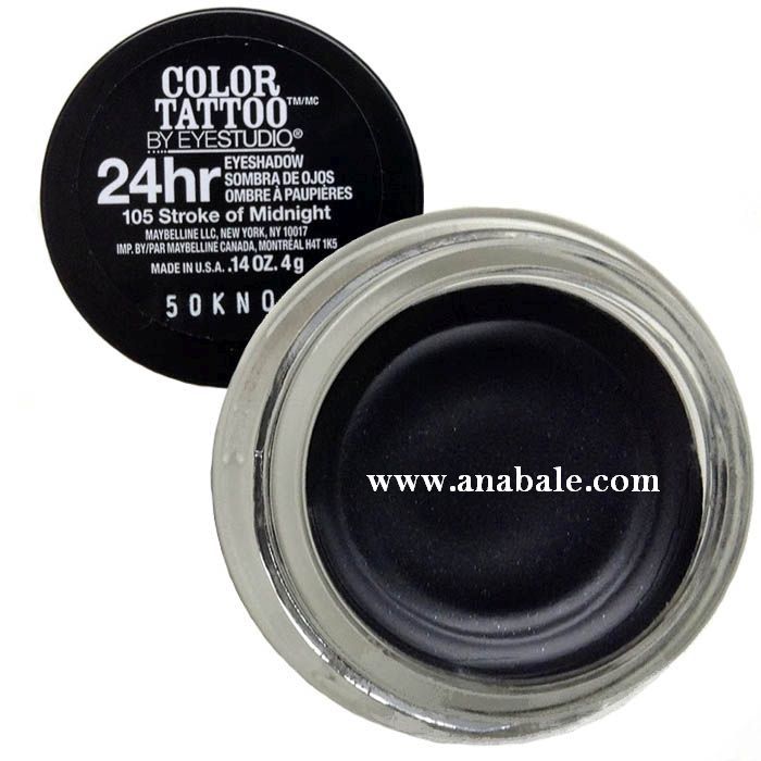 Maybelline  Color Tattoo Metal Eyeshadow, Stroke of Midnight 105