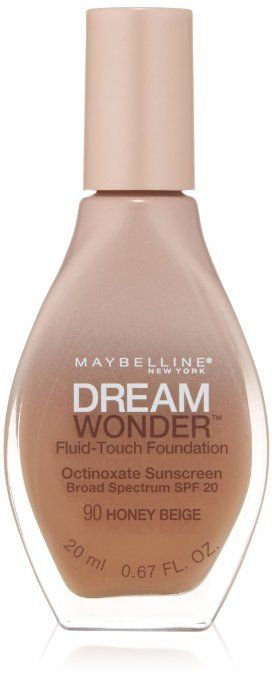 Maybelline Dream Wonder Fluid-Touch Foundation, Honey Beige 90