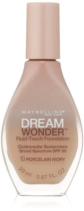 Maybelline Dream Wonder Fluid-Touch Foundation, Porcelain Ivory 10