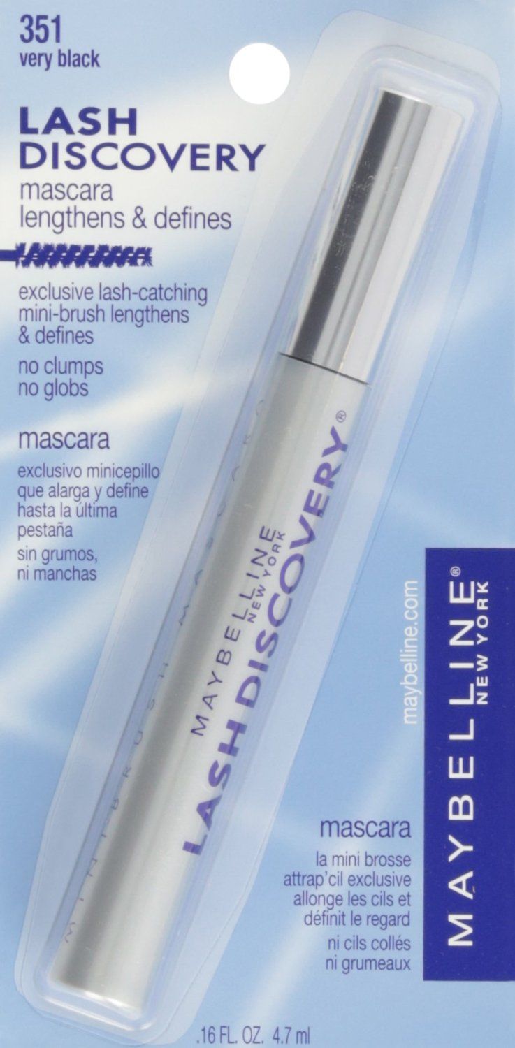Maybelline Lash Discovery Washable Mascara, 351 Very Black