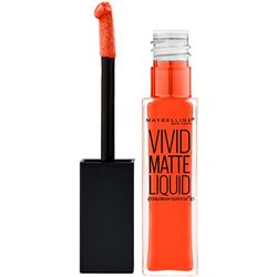 Maybelline New York Color Sensational Vivid Matte Liquid Lipstick, Orange Obsession