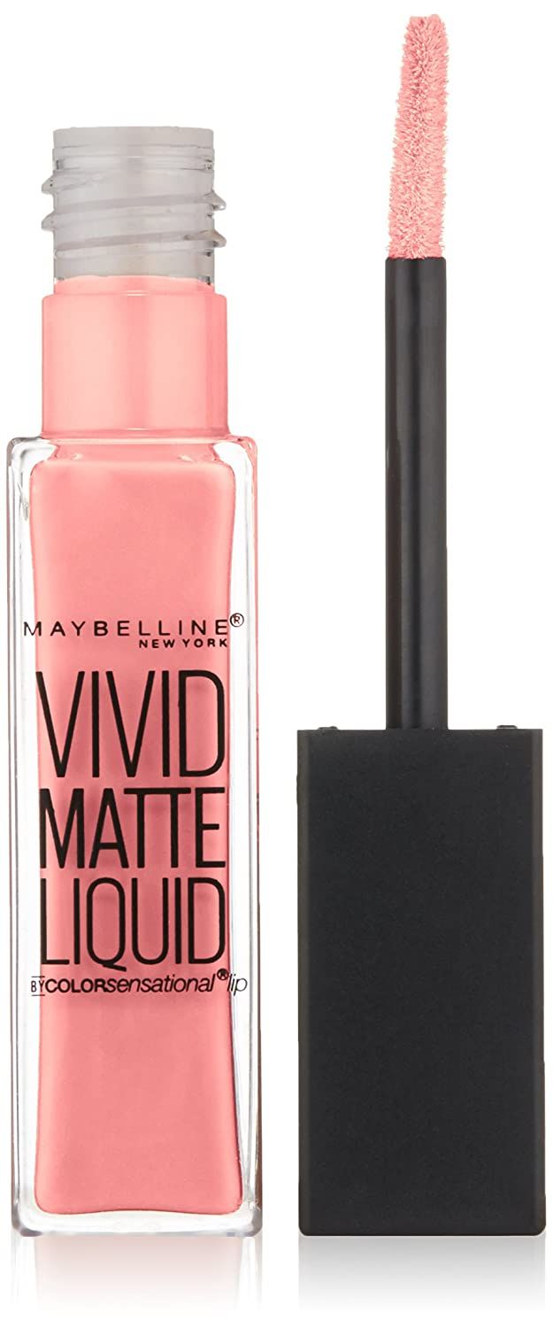 Maybelline New York Color Sensational Vivid Matte Liquid Lipstick, Pink Charge