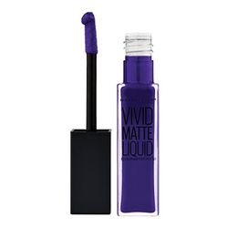 Maybelline New York Color Sensational Vivid Matte Liquid Lipstick, Wicked Berry