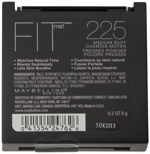 Maybelline Fit Me! Powder - Medium Buff 225