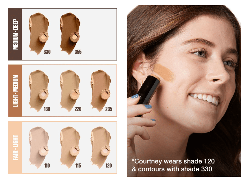 Maybelline New York Fit Me Shine Free Stick Foundation, Classic Ivory [120]