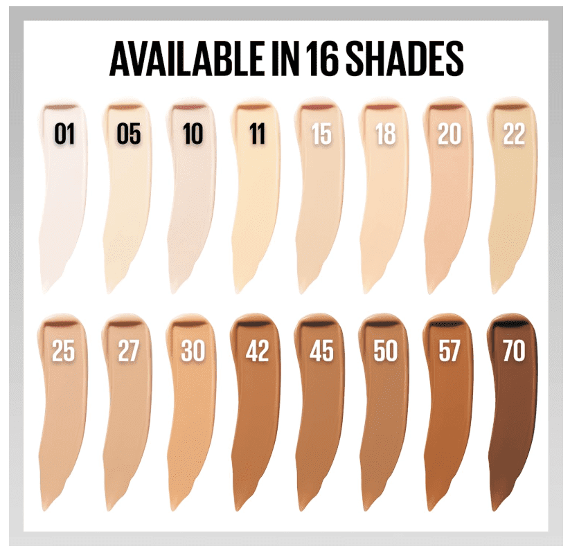 Maybelline SuperStay Longwear Liquid Concealer, Up to 30HR Wear, # [50]