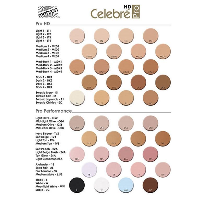 Mehron Celebre Pro HD (Medium Dark 1) Cream Foundation