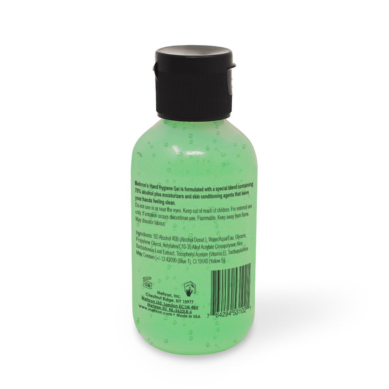 Mehron Makeup Hand Hygiene Gel, 2 oz