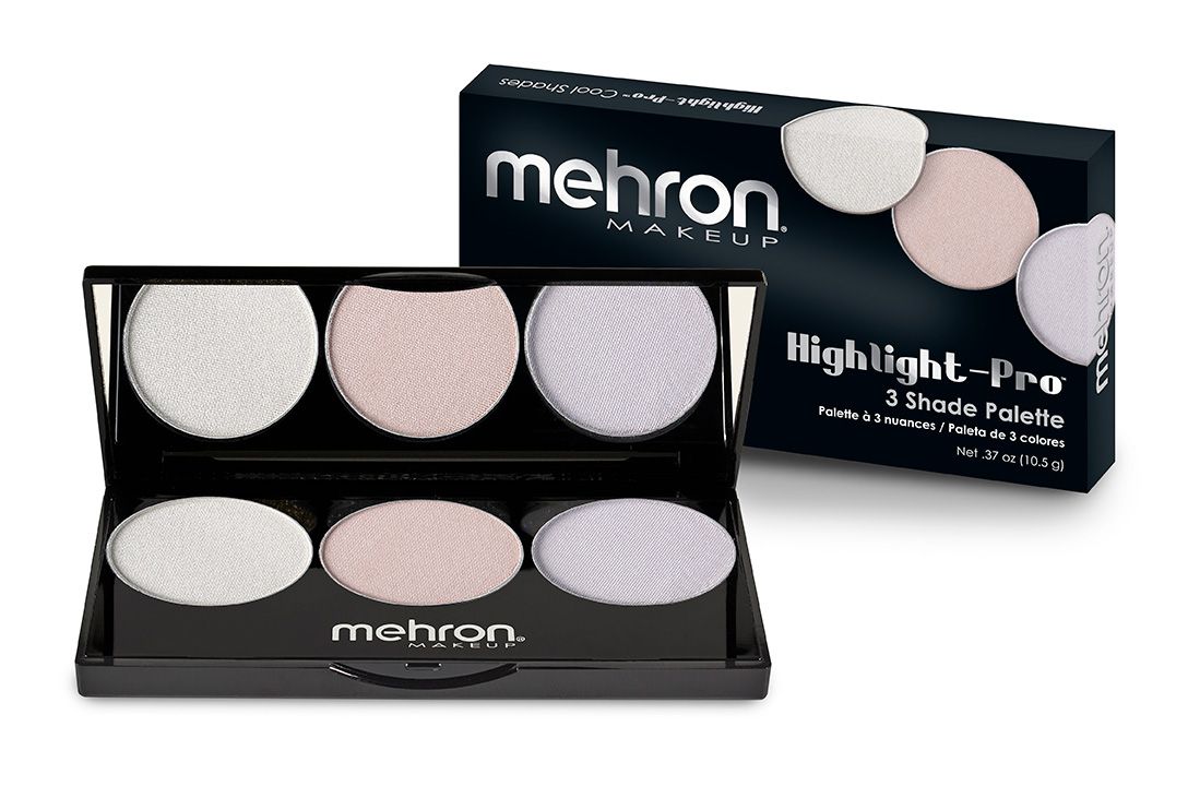 Mehron Makeup Highlight-Pro Palette (Cool) 