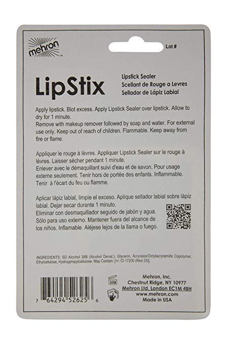 Mehron Makeup Lipstick Sealer