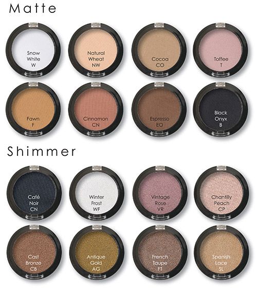 Mehron Makeup Matte E.Y.E Powder - Winter Frost 