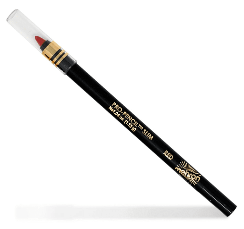 Mehron Makeup ProPencil Slim, Really Bright Red