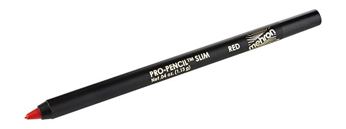 Mehron Makeup ProPencil Slim, Really Bright Red