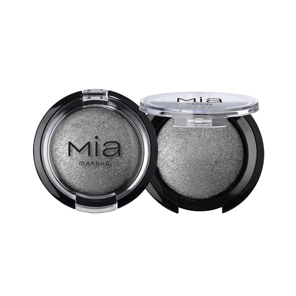 Mia Baked Eyeshadow - 197 Cyber Silver