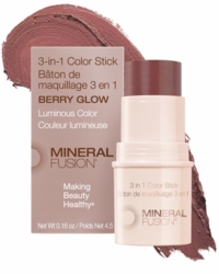 Mineral Fusion 3-In-1 Color Stick - Berry Glow
