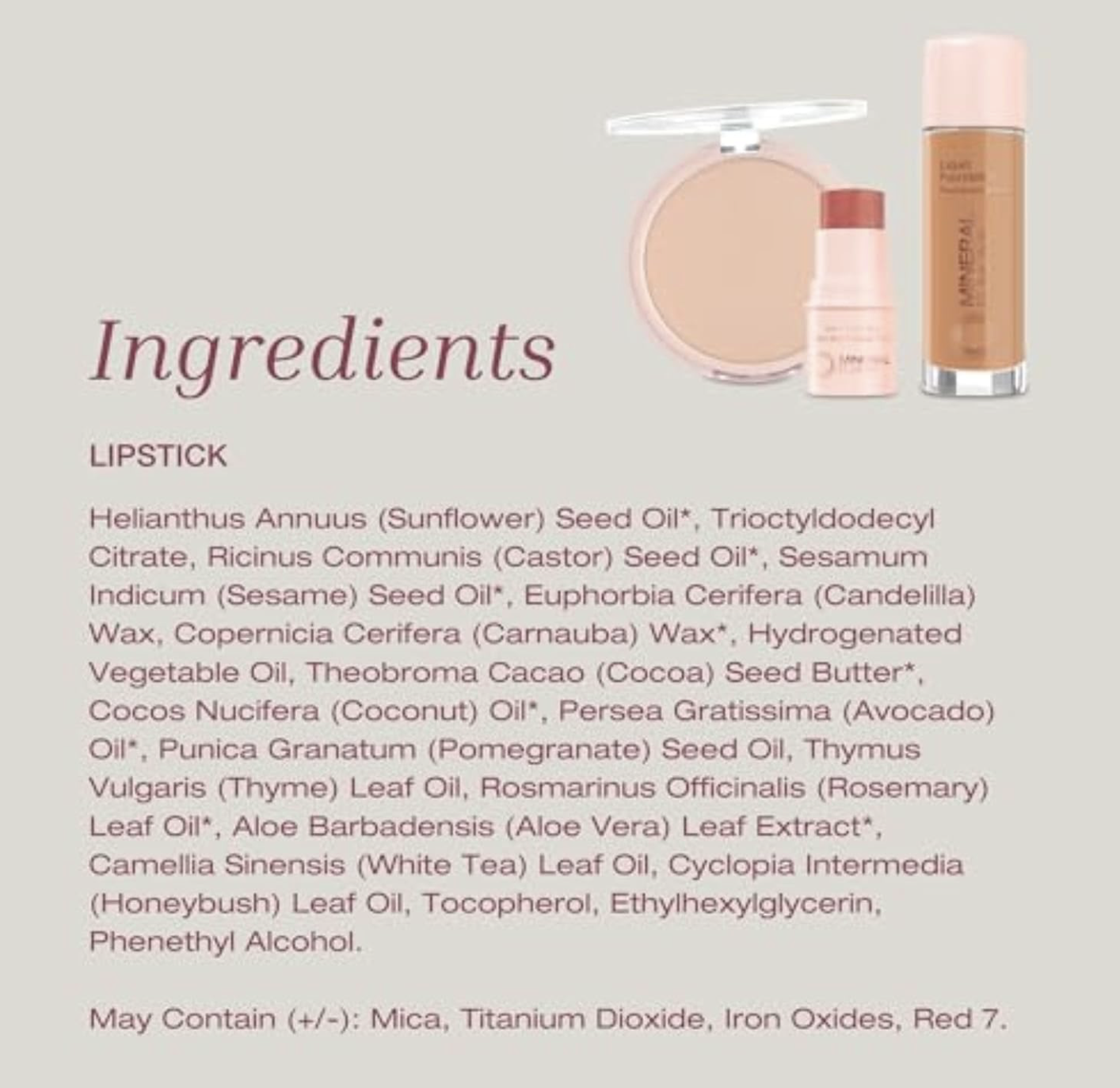 Mineral Fusion Lipstick, Exotic 
