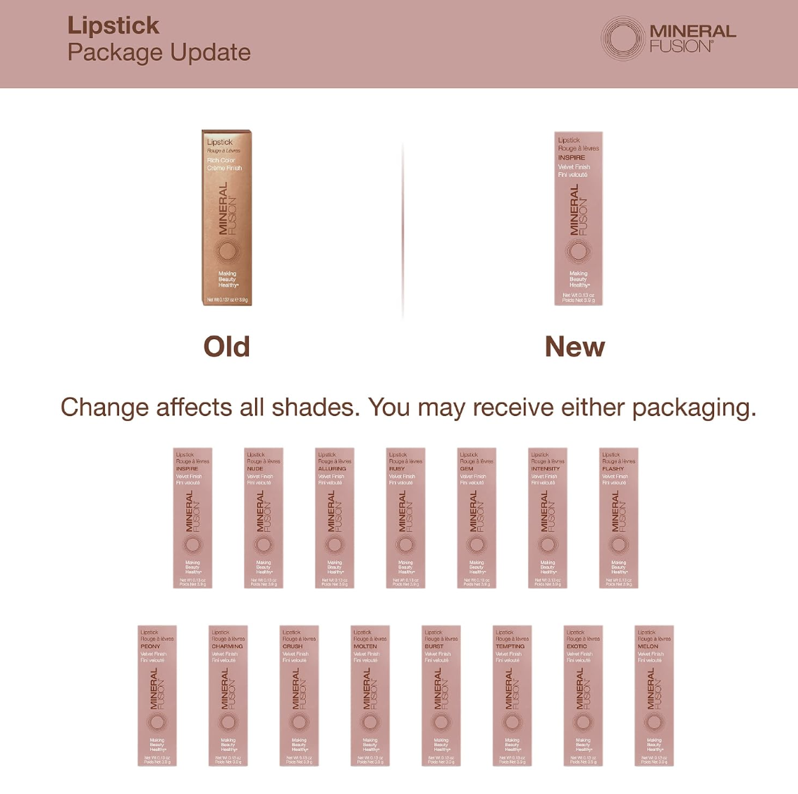 Mineral Fusion Lipstick, Exotic 