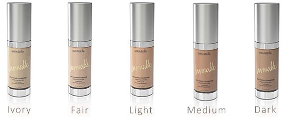 Mirabella Invincible Anti-Aging HD Foundation - Ivory (I)