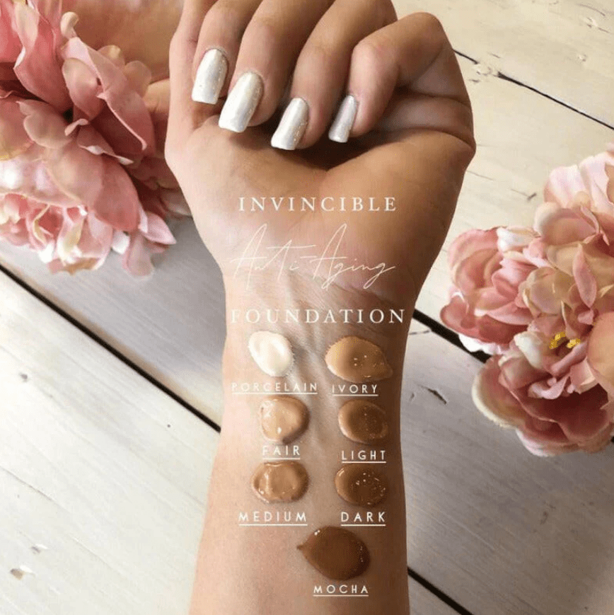 Mirabella Invincible Anti-Aging HD Foundation - Medium (IV)