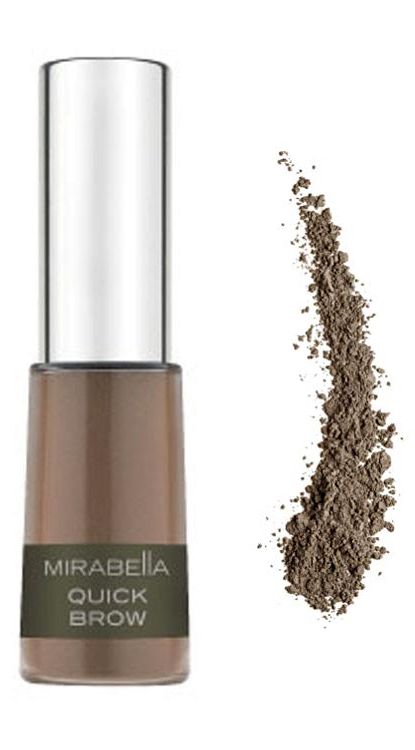 Mirabella Quick Brow Powder Filler for Eyebrows - Medium/Dark