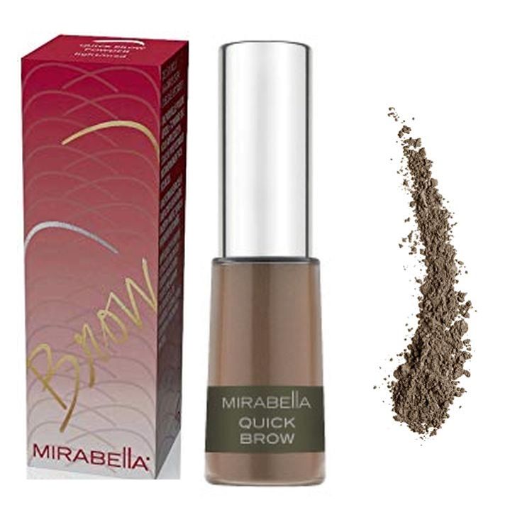 Mirabella Quick Brow Powder Filler for Eyebrows - Medium/Dark