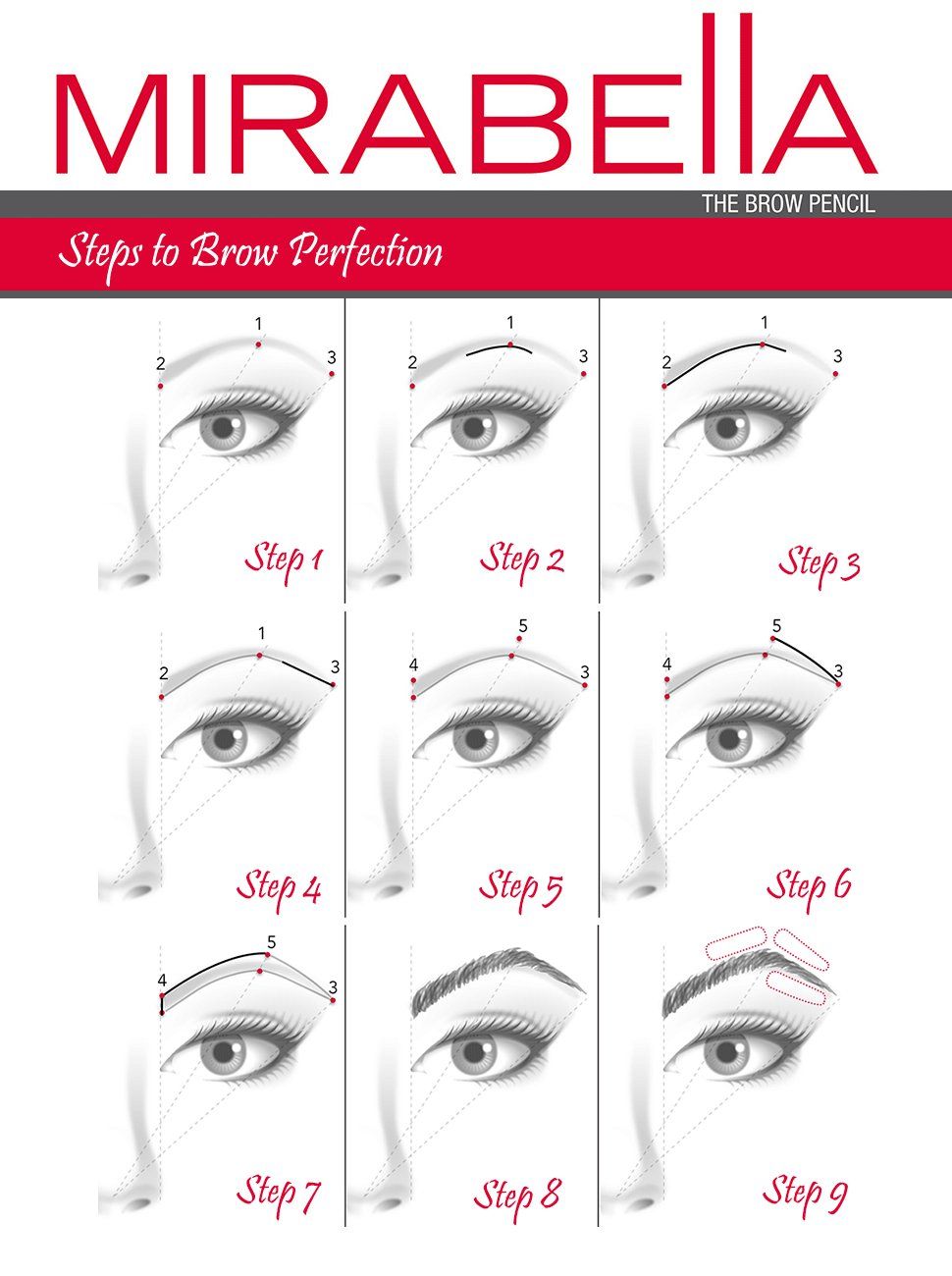 Mirabella The Brow Pencil - Light  