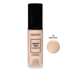 Moira Cosmetics Complete Wear Foundation - Barely Beige (150)