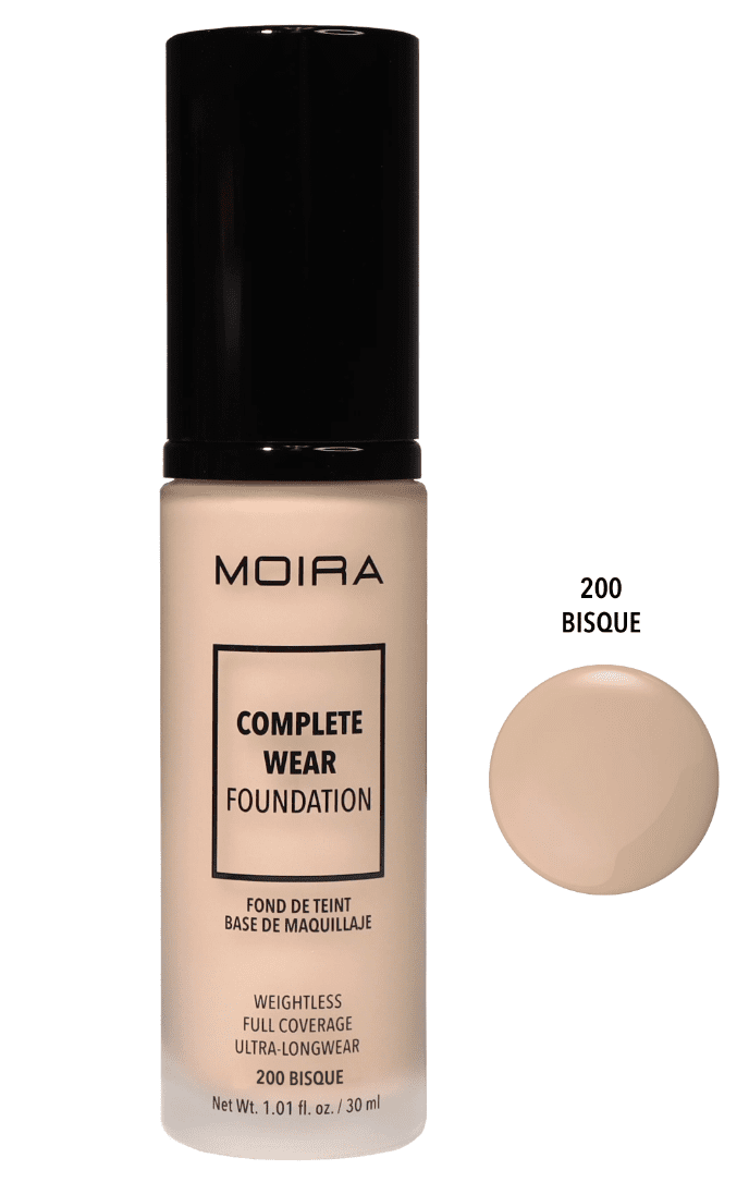 Moira Cosmetics Complete Wear Foundation - Bisque (200)