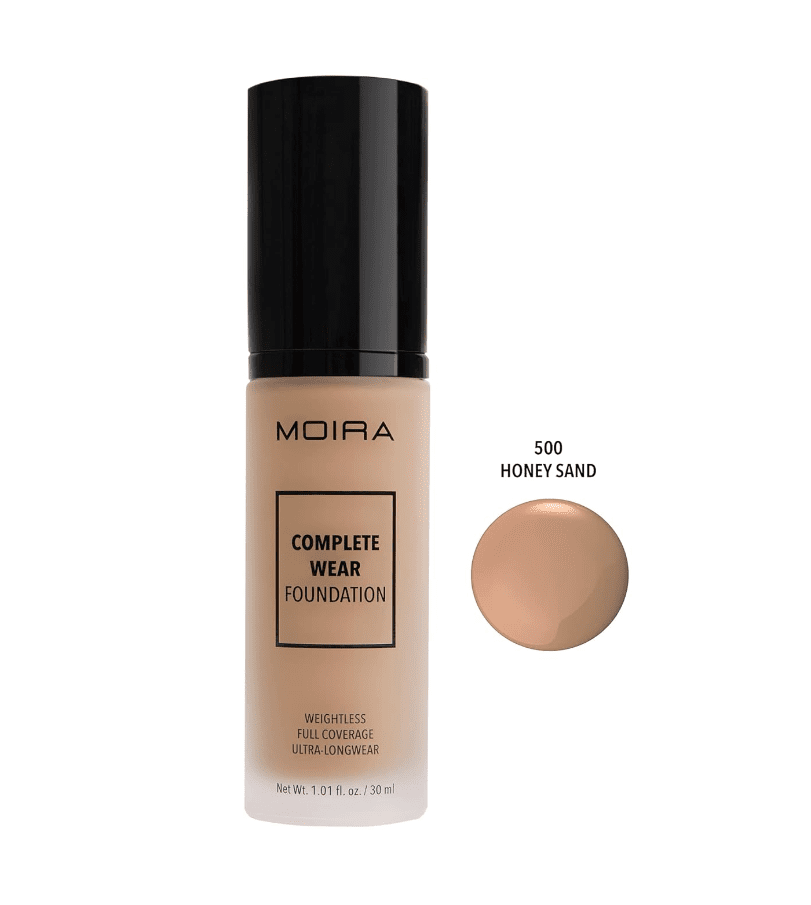 Moira Cosmetics Complete Wear Foundation - Honey Sand (500)