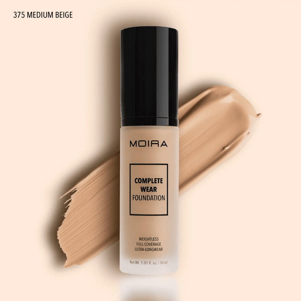 Moira Cosmetics Complete Wear Foundation - Medium Beige (375)