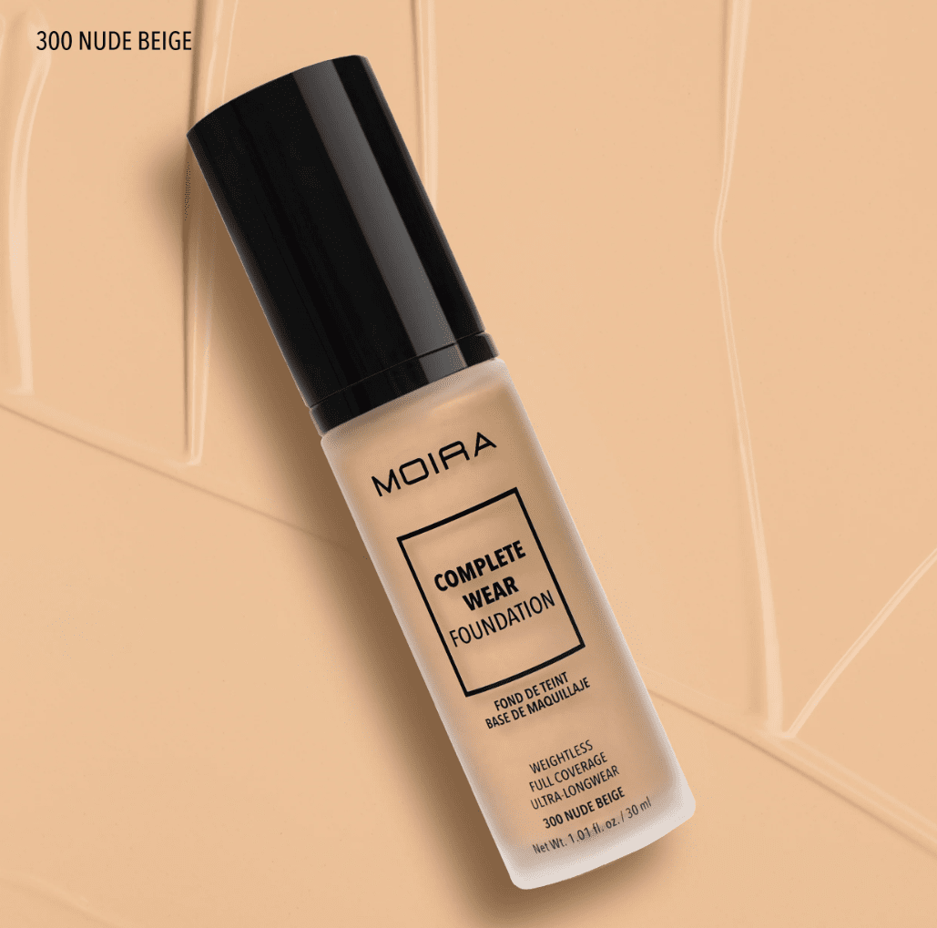 Moira Cosmetics Complete Wear Foundation - Nude Beige (300)