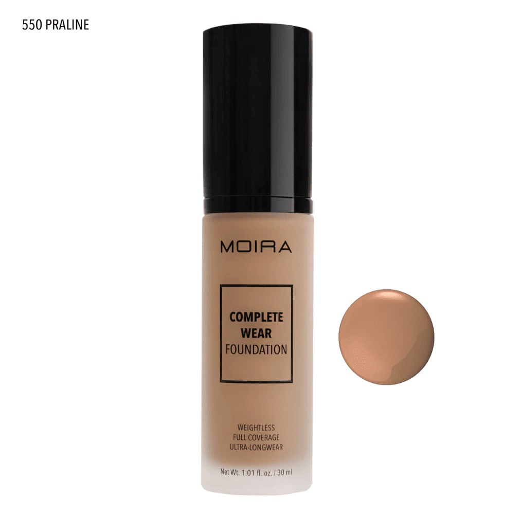 Moira Cosmetics Complete Wear Foundation - Praline (550)