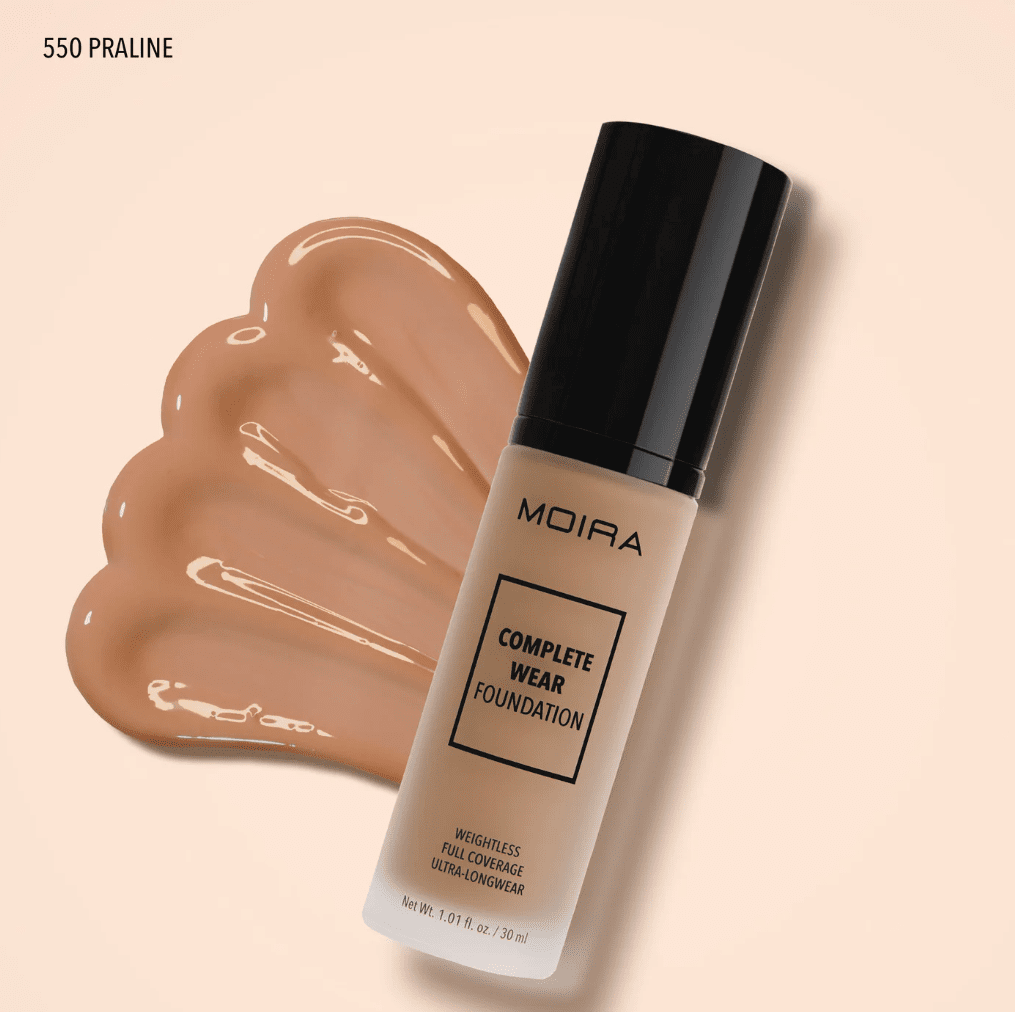 Moira Cosmetics Complete Wear Foundation - Praline (550)