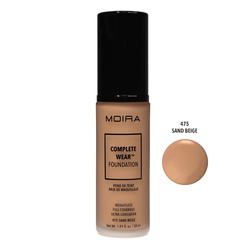 Moira Cosmetics Complete Wear Foundation - Sand Beige (475)