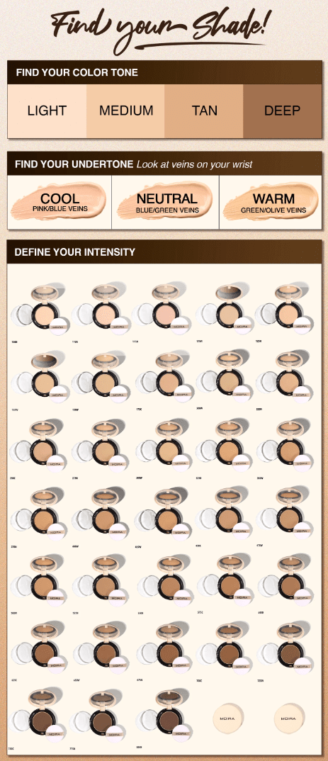 Moira Cosmetics Complete Wear Powder Foundation 275N - (CPF 275)