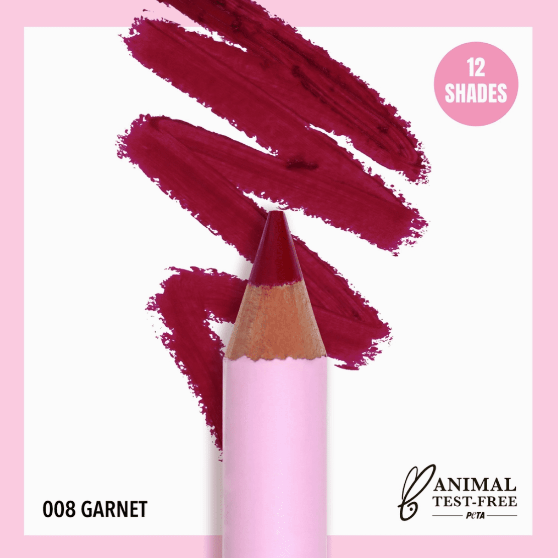 Moira Cosmetics Flirty Lip Pencil - Garnet (008)