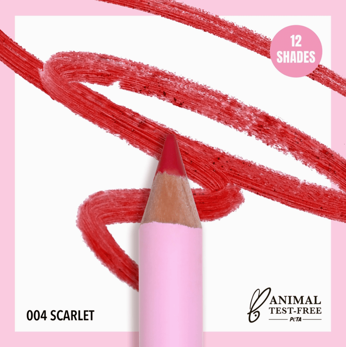 Moira Cosmetics Flirty Lip Pencil - Scarlet (004)