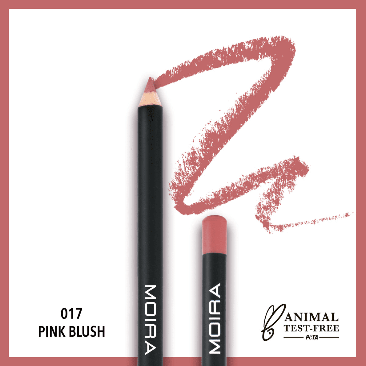  Moira Cosmetics Lip Exposure Pencil - Pink Blush (017)