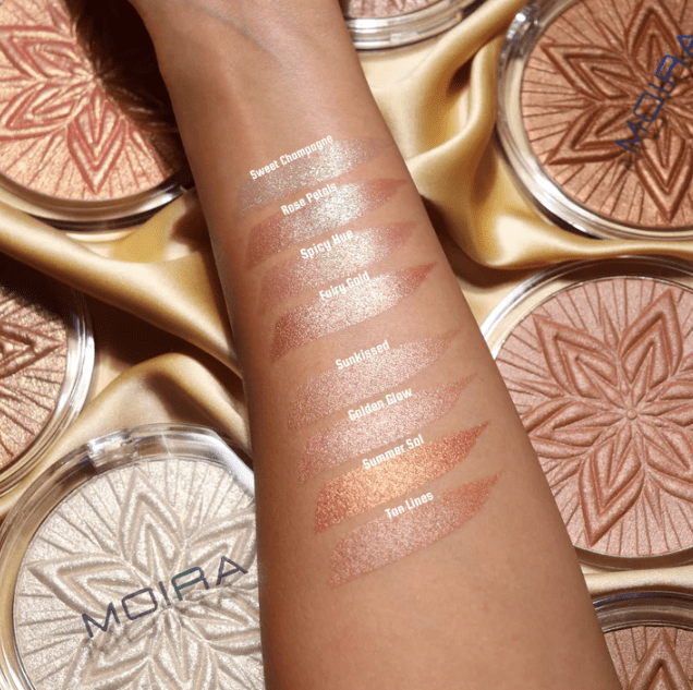 Moira Cosmetics Sun Glow Face Body Highlighter, Spicy Hue (003)