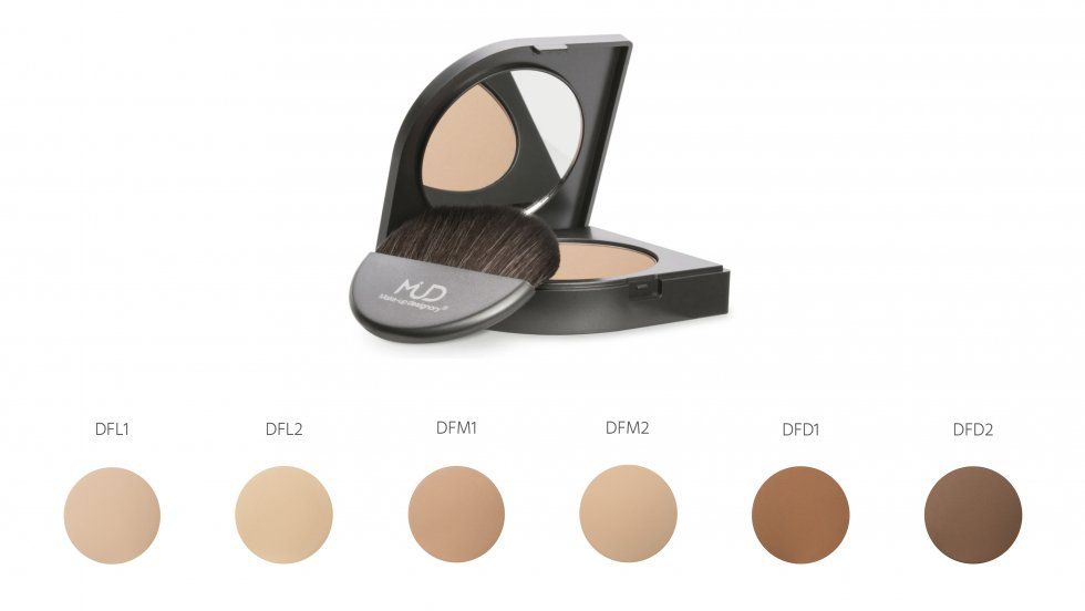 Mud Dual Finish Pressed Mineral Powder (DFL 2)