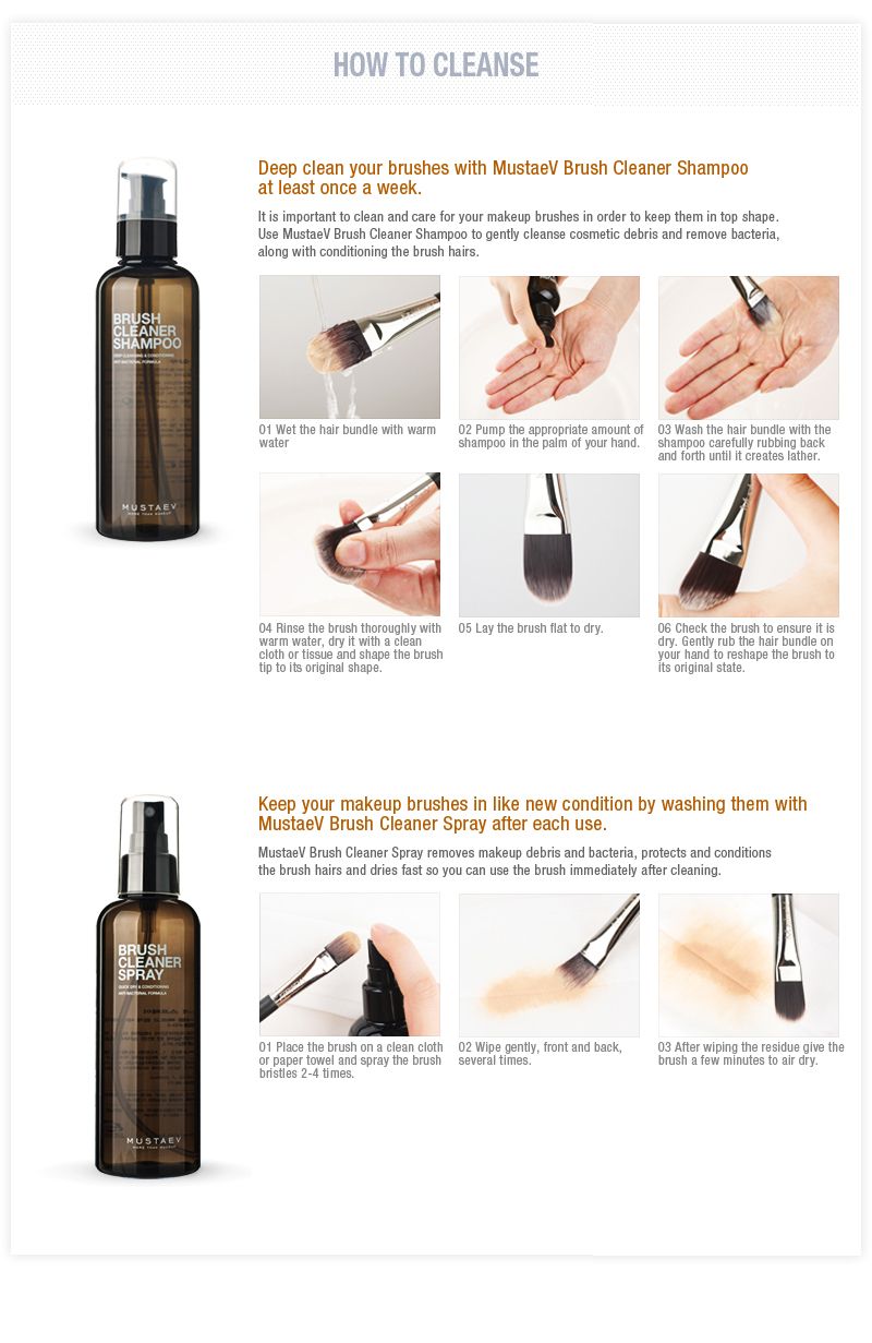 MustaeV - Brush Cleaner Spray