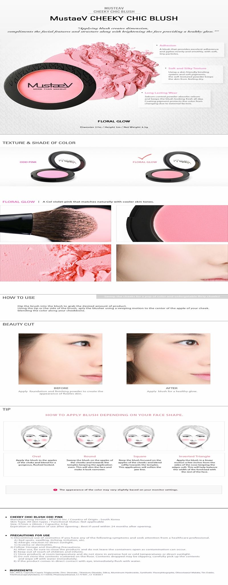 MustaeV - Cheeky chic Blush - Light Coral