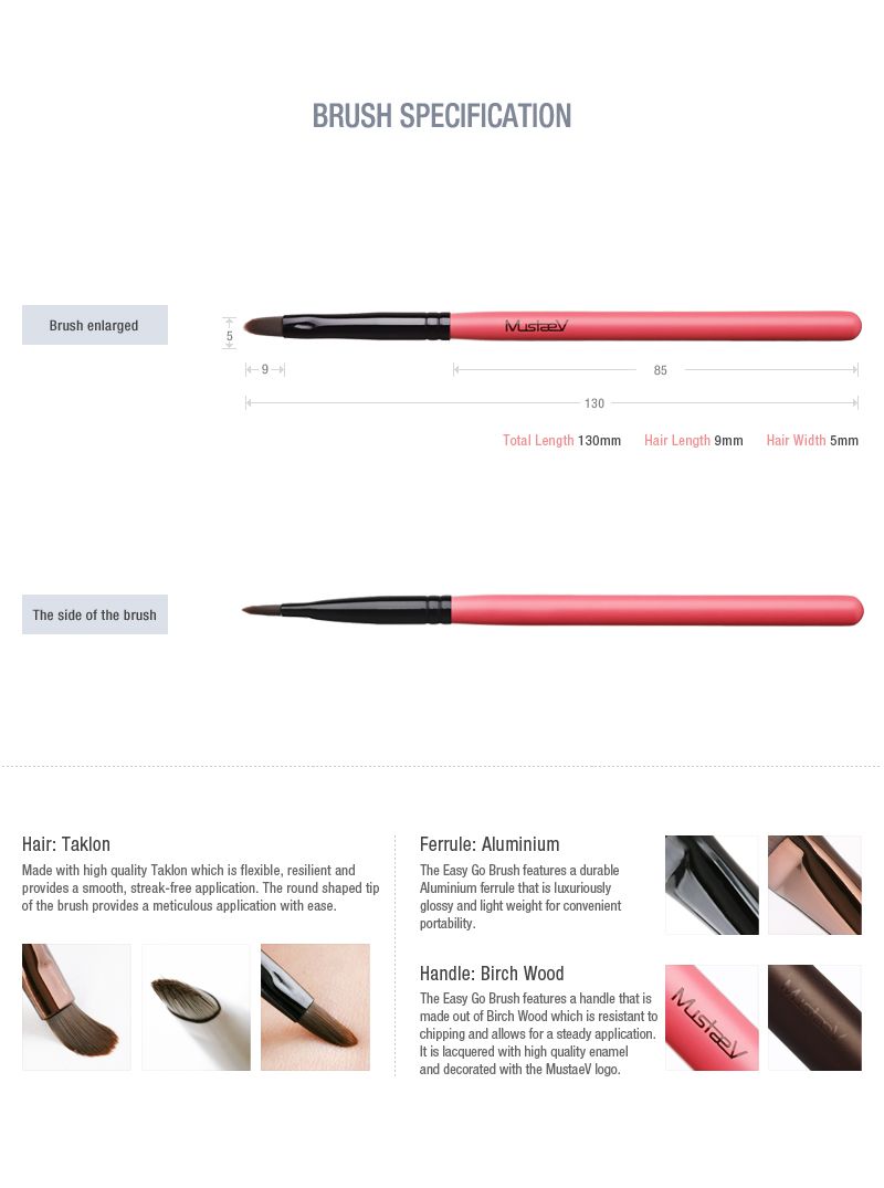 MustaeV Easy Go (Concealer) Brush So Pink