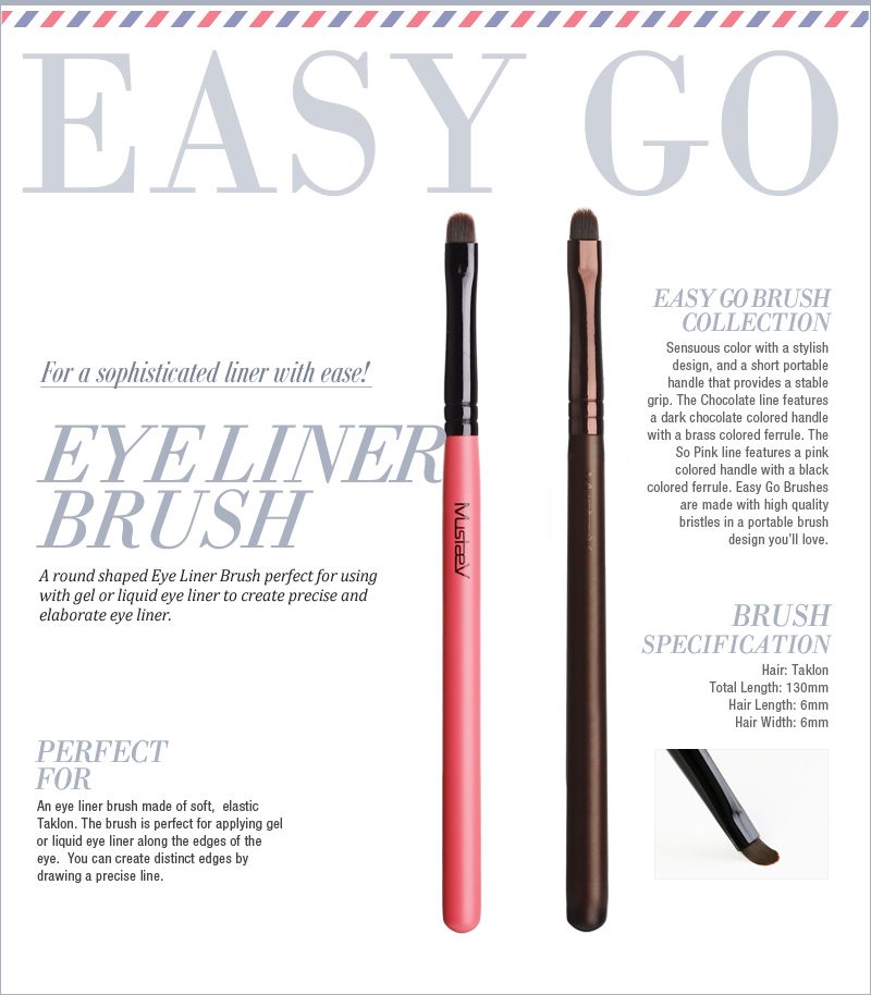 MustaeV - Easy Go (Eyeliner) Brush - The Chocolate