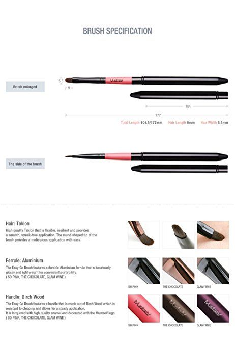 MustaeV - Easy Go (Lip) Brush - So Pink