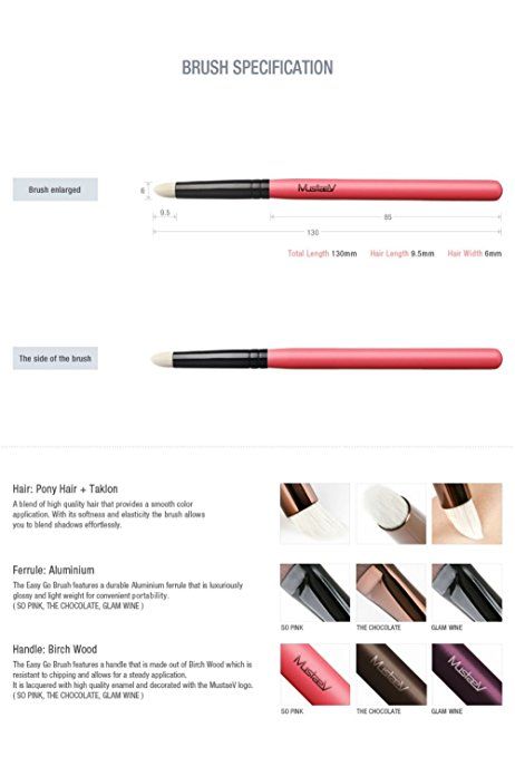 MustaeV - Easy Go Point Blending Brush - So Pink