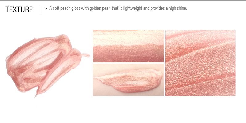MustaeV Glazing Lip Gloss - Golden Peach