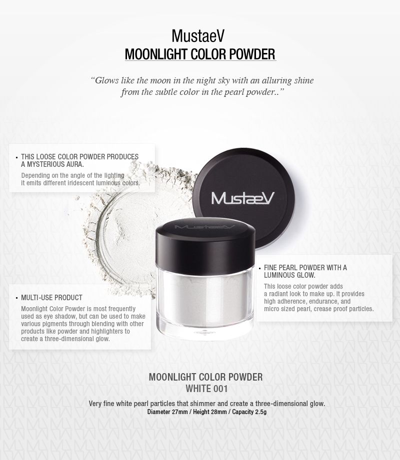 MustaeV - Moonlight Powder - White 