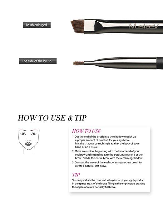 MustaeV - Secret E93 Eye Brow Brush