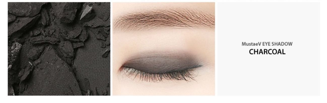 MustaeV - Single Eye Shadow - Charcoal (105M) 